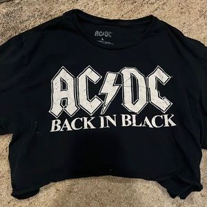 AC/DC crop top